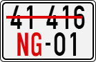License plate of Vietnam, Diplomatic