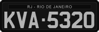 License plate of Brazil, Oldtimers (1990)