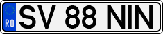 License plate of Romania, Regular plates