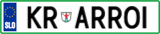 License plate of Slovenia, Vanity Plates