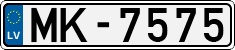 License plate of Latvia, Regular car plates