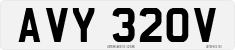 License plate of the United Kingdom, 1963 year system