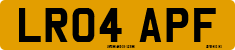 License plate of the United Kingdom, 2001 year system