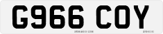 License plate of the United Kingdom, 1983 year system