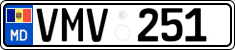 License plate of Moldova, Cars (2015)