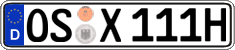 German license plate, Plates for oldtimers (type 