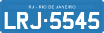 License plate of Brazil, Diplomatic (1990)