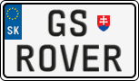 License plate of Slovakia, Vanity Plates