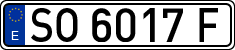License plates of Spain, 1971 year series