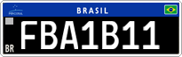 License plate of Brazil, Oldtimers (Mercosul)