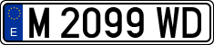 License plates of Spain, 1971 year series