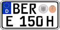 German license plate, Plates for oldtimers (type 