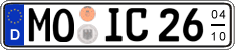 German license plate, Seasonal plates
