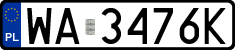 License plates of Poland, Regular car plates