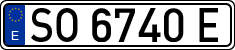 License plates of Spain, 1971 year series