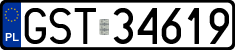 License plates of Poland, Regular car plates
