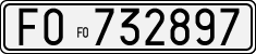License plate of Italy, Cars (1927 year series)