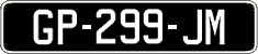 French license plate, SIV (oldtimers)