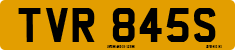 License plate of the United Kingdom, 1963 year system