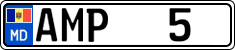 License plate of Moldova, Cars (2015)