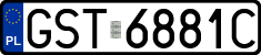 License plates of Poland, Regular car plates