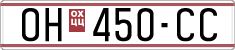 License plate of North Macedonia, Regular plates (1993)