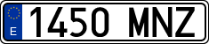 License plates of Spain, Ordinary (2000)