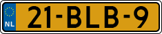 License plate of the Netherlands, Heavy Commercial Vehicles (1994 system)
