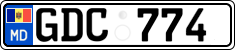 License plate of Moldova, Cars (2015)