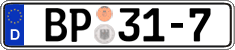 German license plate, Authorities and federal agencies