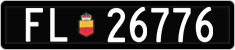License plate of Liechtenstein, Cars