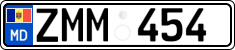 License plate of Moldova, Cars (2015)