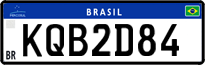 License plate of Brazil, Private owners (Mercosul)