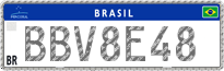 License plate of Brazil, Oldtimers (Mercosul)
