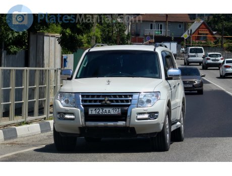 т123аа193, Mitsubishi Pajero