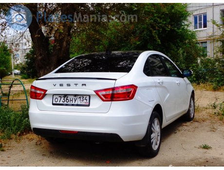 о736ну134, Lada (VAZ) Vesta