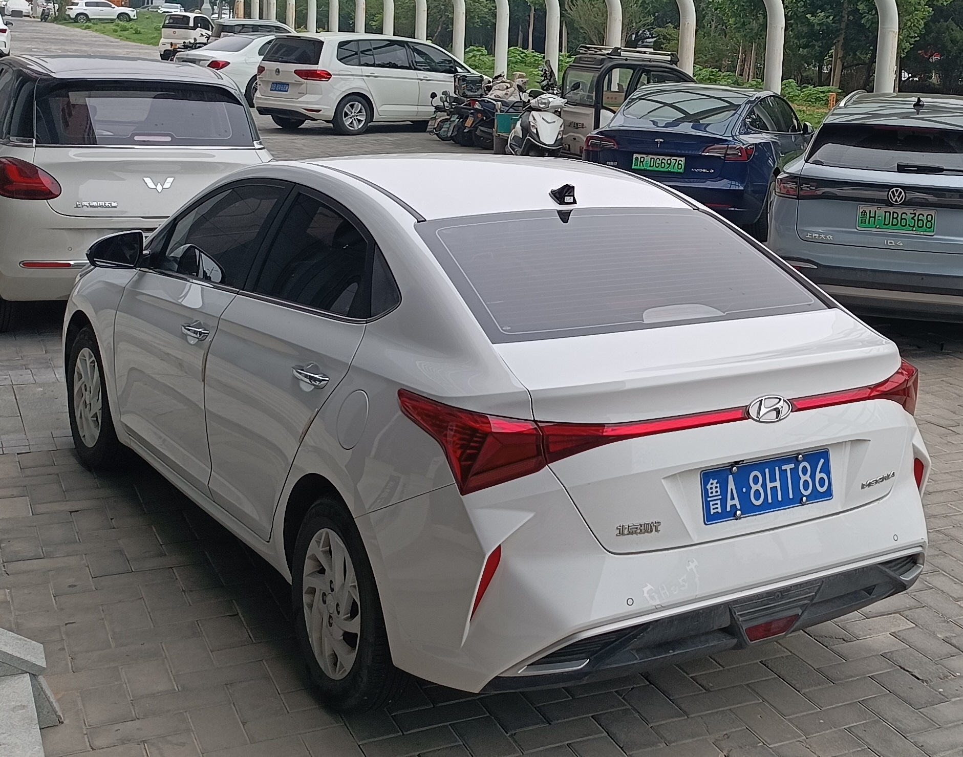 鲁A·8HT86, Hyundai Verna 4th gen (HC/YC), facelift, 2020–