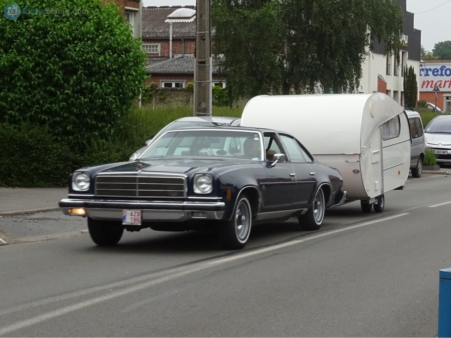 O-AZB-186, Chevrolet Chevelle 3rd gen 1974 4-door Sedan (29; A-body), 1st facelift, 1973–1974