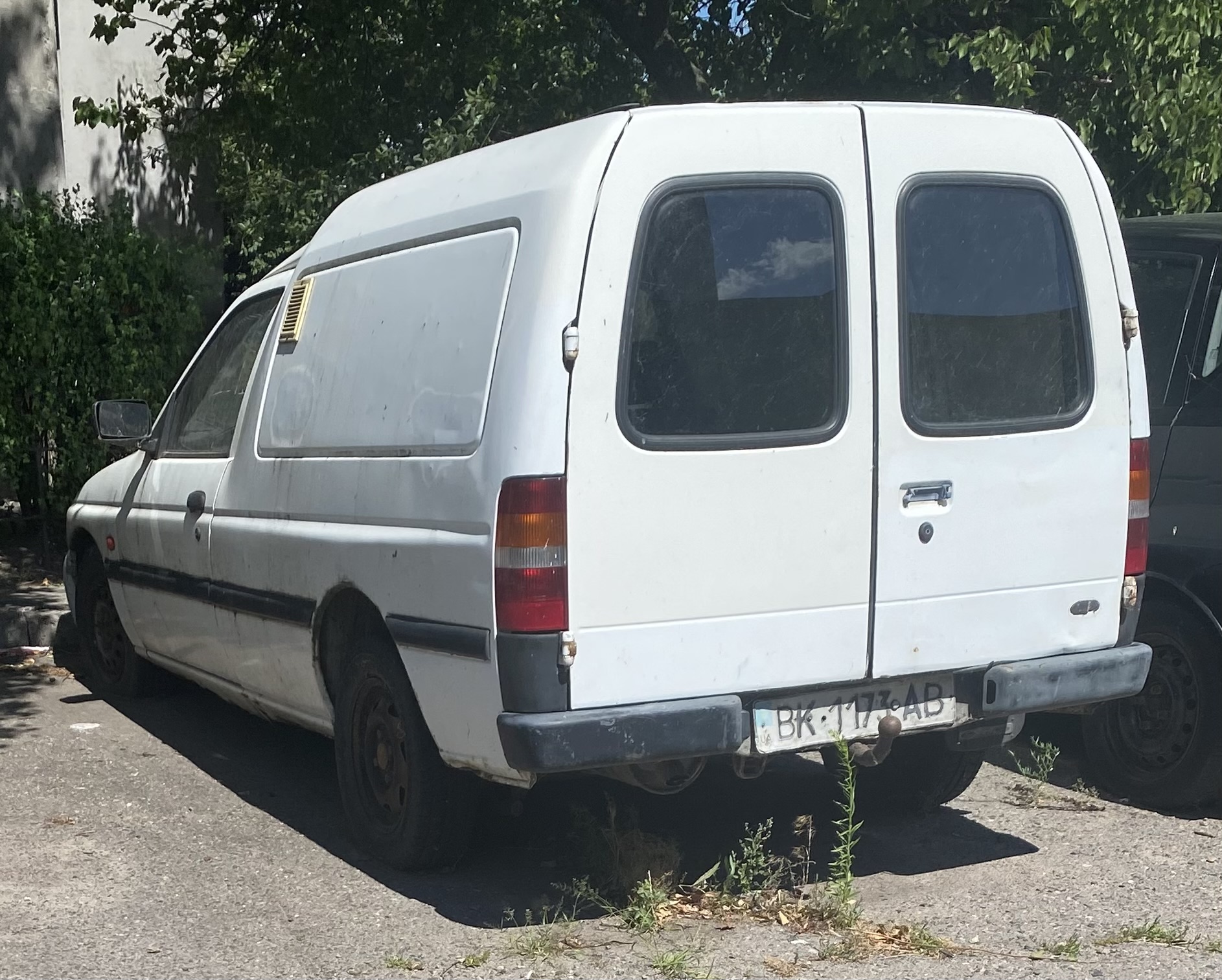 BK 1173 AB, Ford Escort 5th gen (Express) Van (AVL; Global-market), 1990–1995