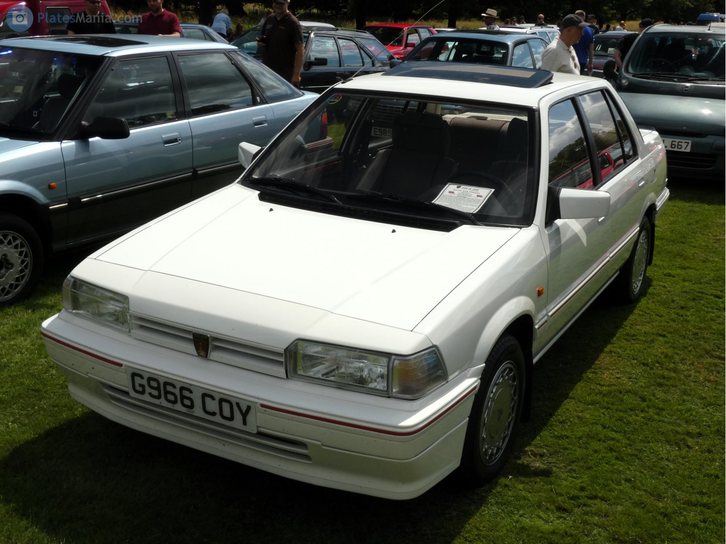 G966COY, Rover 200-Series 1st gen Sedan (XH), 1984–1989