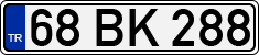 License plate of Turkey, Regular plates