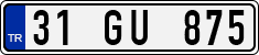 License plate of Turkey, Regular plates