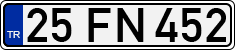 License plate of Turkey, Regular plates