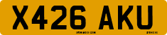 License plate of the United Kingdom, 1983 year system