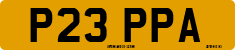 License plate of the United Kingdom, 1983 year system