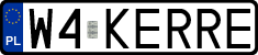 License plates of Poland, Vanity Plates