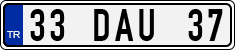 License plate of Turkey, Regular plates