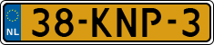 License plate of the Netherlands, Cars