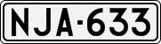 License plate of Finland, Cars