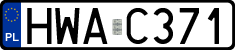 License plates of Poland, Authorities